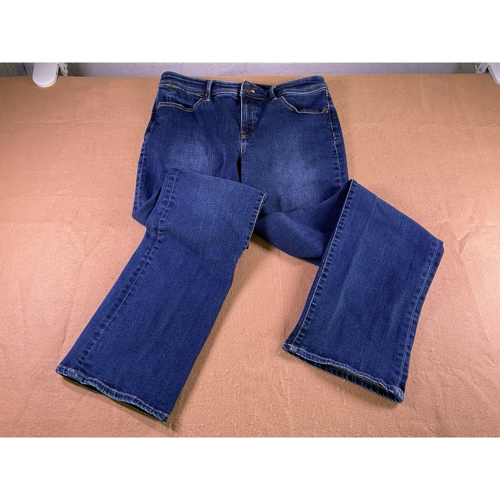 Talbots Jeans Flawless Five-Pocket Jeans Dark Wash Size 8 Barely Boot